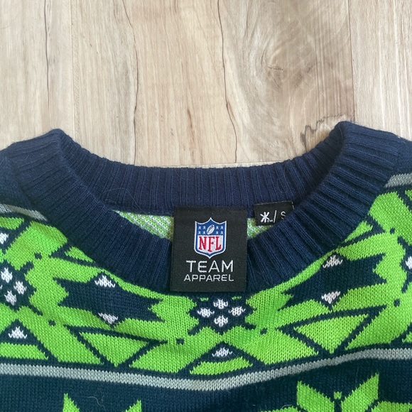 Official NFL Seattle Seahawks Ugly Christmas Sweater - Picture 2 of 3